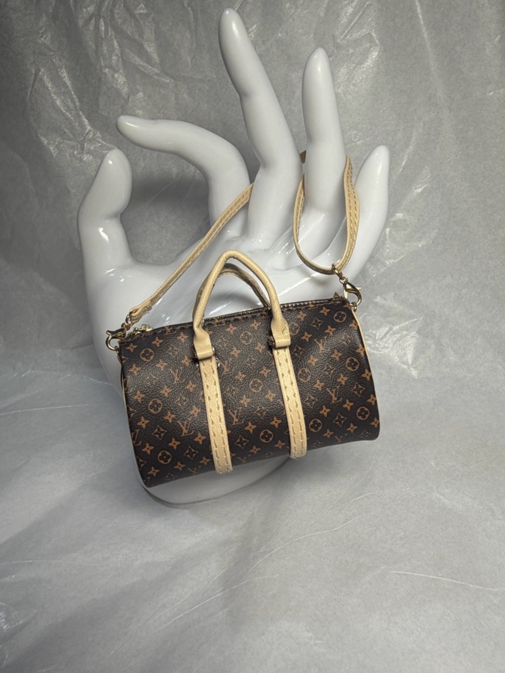Chic Inspired Designer Mini Crossbody Duffle Bag